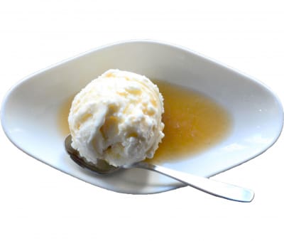 Vanilla Icecream with Sake